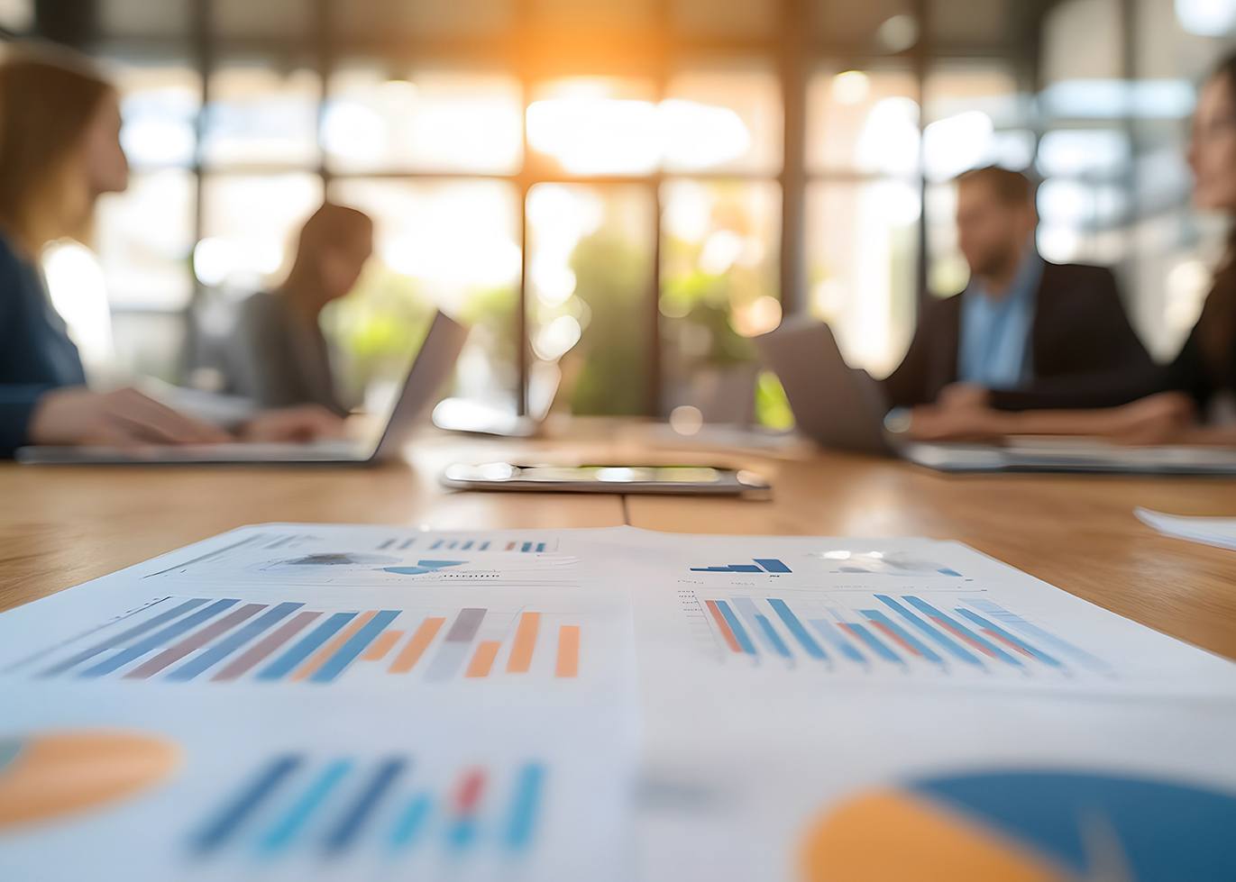public city park with people walking around and water fountain in the back